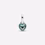 Charm Mini Pendente Green Chakra Heart Pandora ME-Verde