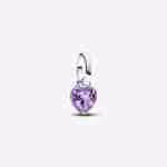 Charm Mini Pendente Green Chakra Heart -Viola Charm Mini Pendente Green Chakra Heart Pandora ME-Viola