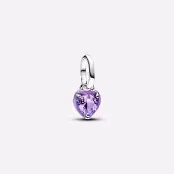 Charm Mini Pendente Green Chakra Heart  -Viola