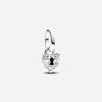 Charm Mini Pendente Keyhole Heart