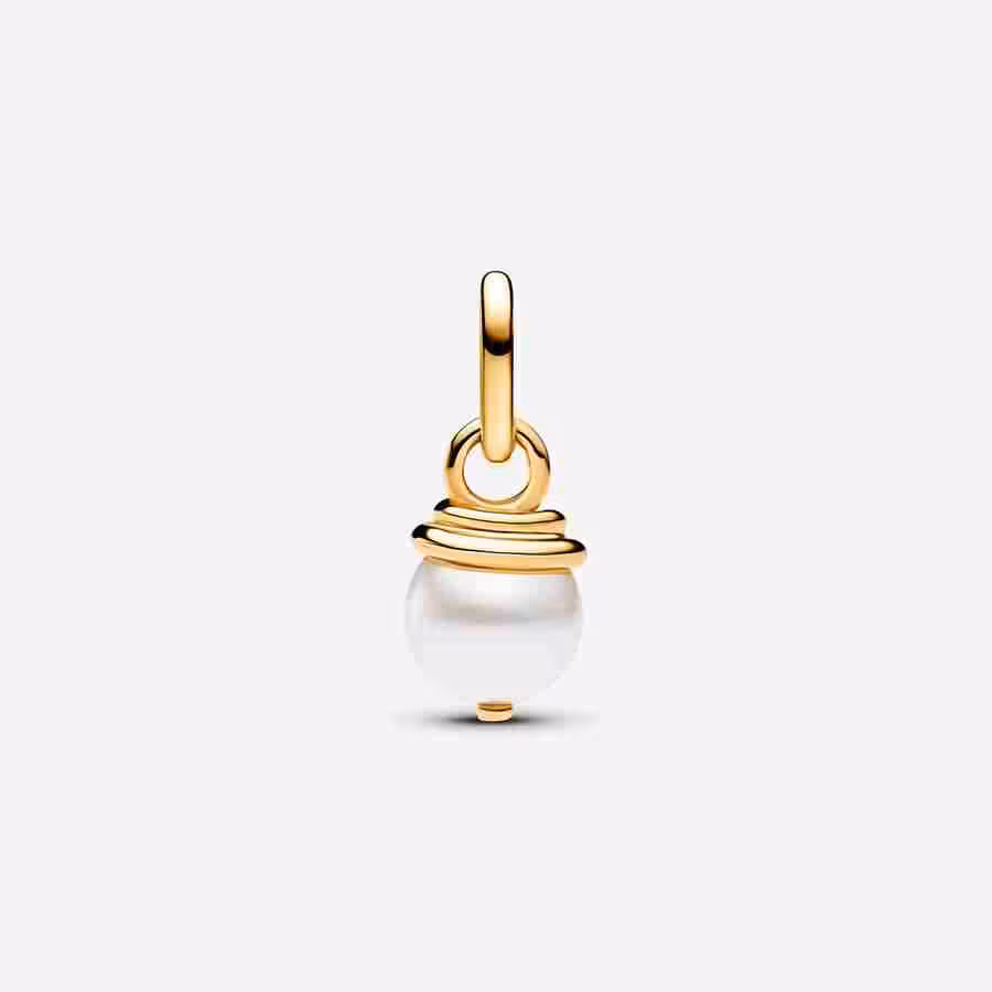 Charm Mini Pendente Snake Pearlescent Pandora ME_3 Charm Mini Pendente Snake Pearlescent Pandora ME 3