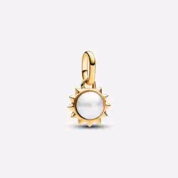 Charm Mini Pendente Sun con Perla d’Acqua Dolce Coltivata Pandora