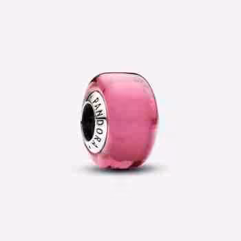 Charm Mini Vetro di Murano Rosa