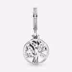 Charm Pendente Albero della Famiglia-Bicolor