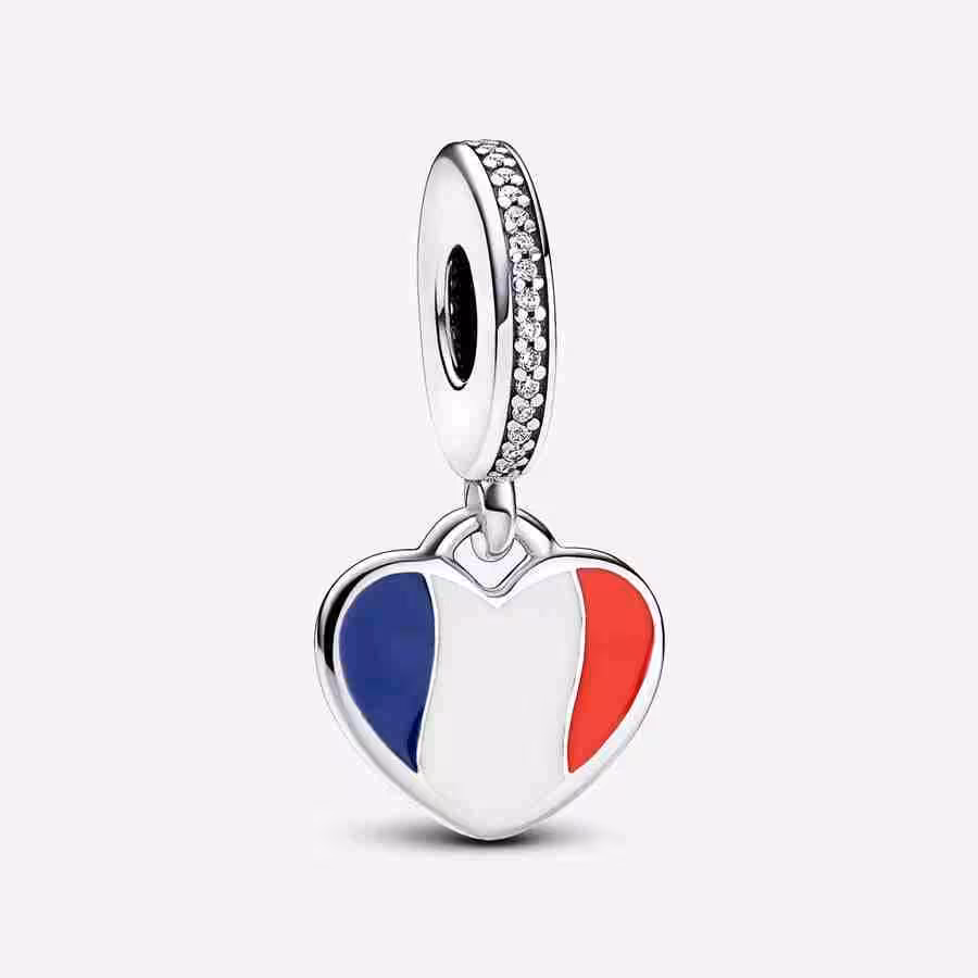 Charm Pendente Bandiera Francese_1 (2) Charm Pendente Bandiera Francese 1 2