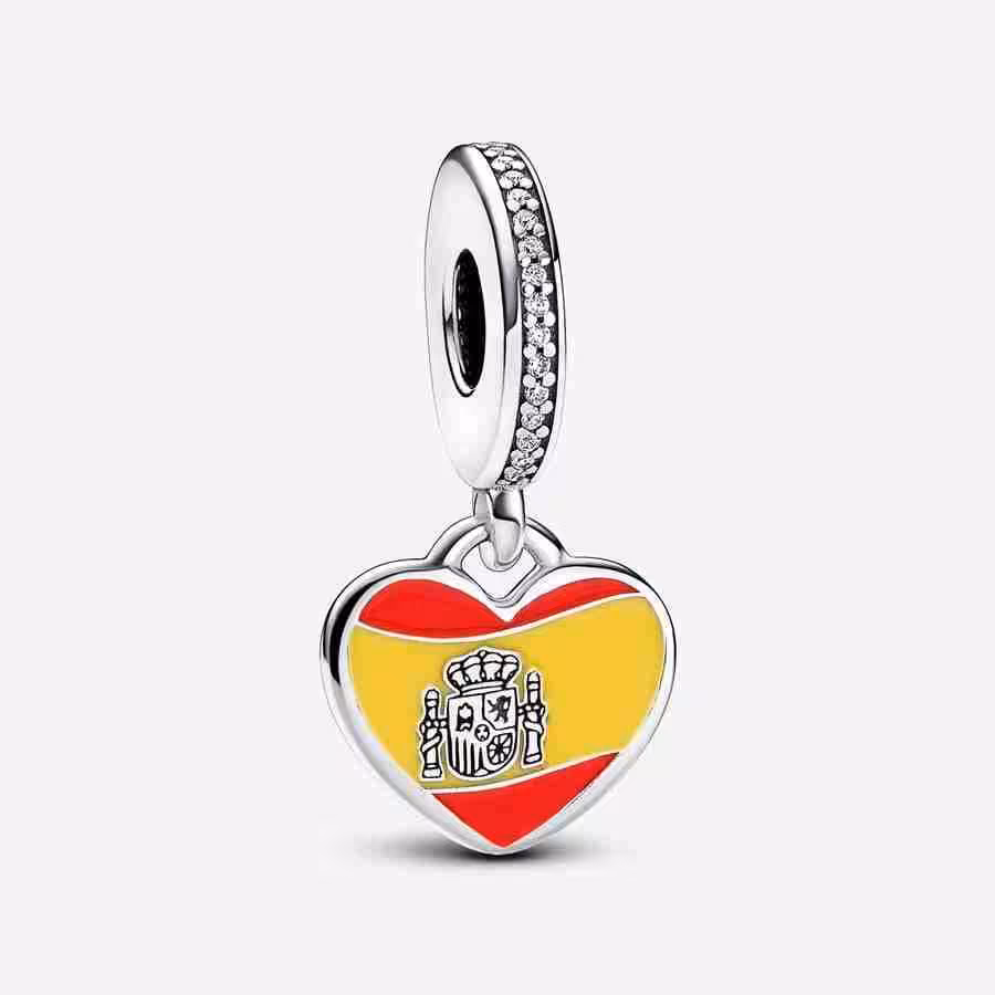 Charm Pendente Bandiera Spagnola_1 (2) Charm Pendente Bandiera Spagnola 1 2