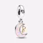 Charm Pendente Chiave della Luna Charm Pendente Chiave della Luna