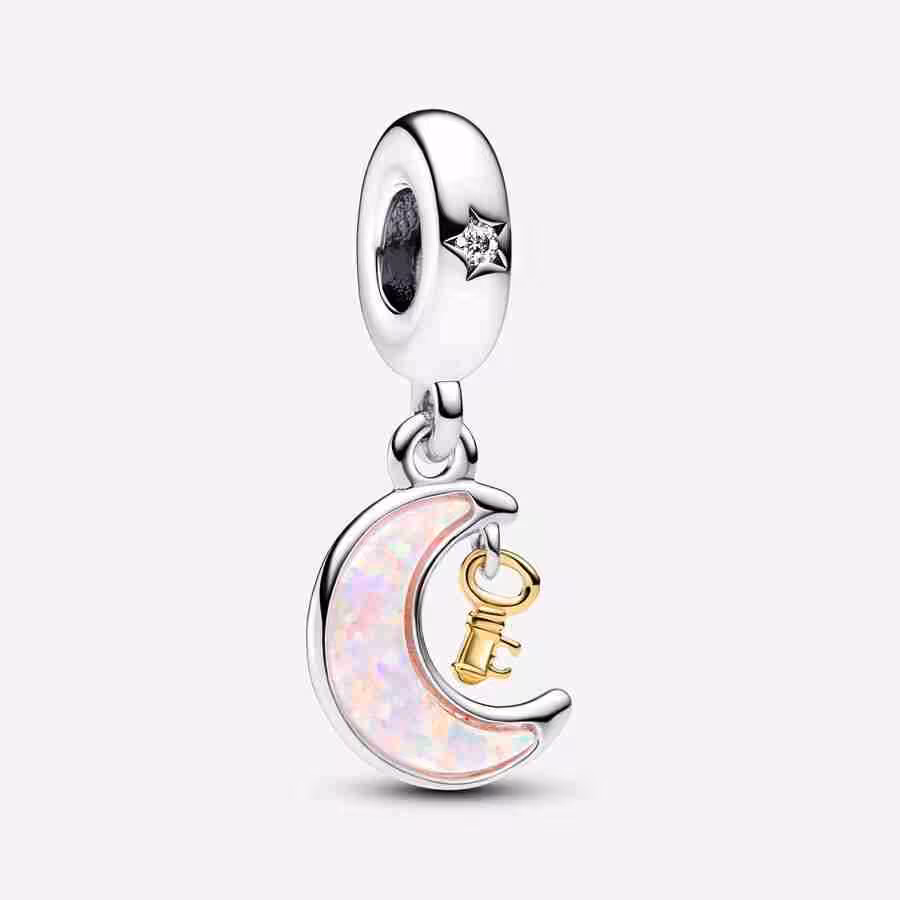 Charm Pendente Chiave della Luna Charm Pendente Chiave della Luna
