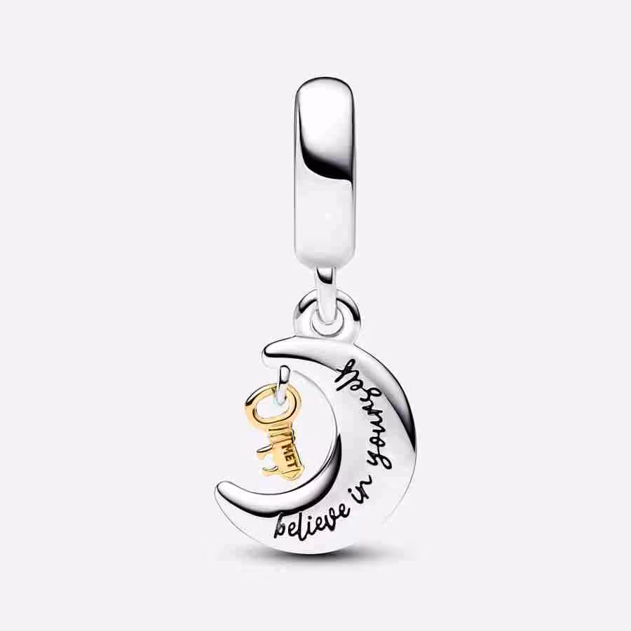 Charm Pendente Chiave della Luna_1