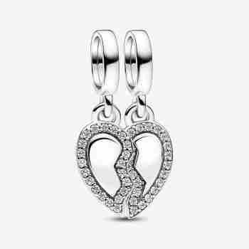 Charm Pendente Cuore dell'Amicizia Divisibile