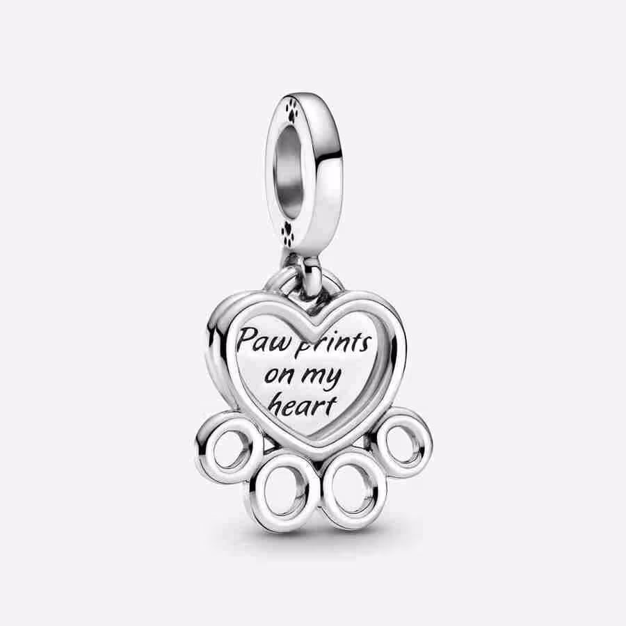 Charm Pendente Cuore e Zampa Charm Pendente Cuore e Zampa