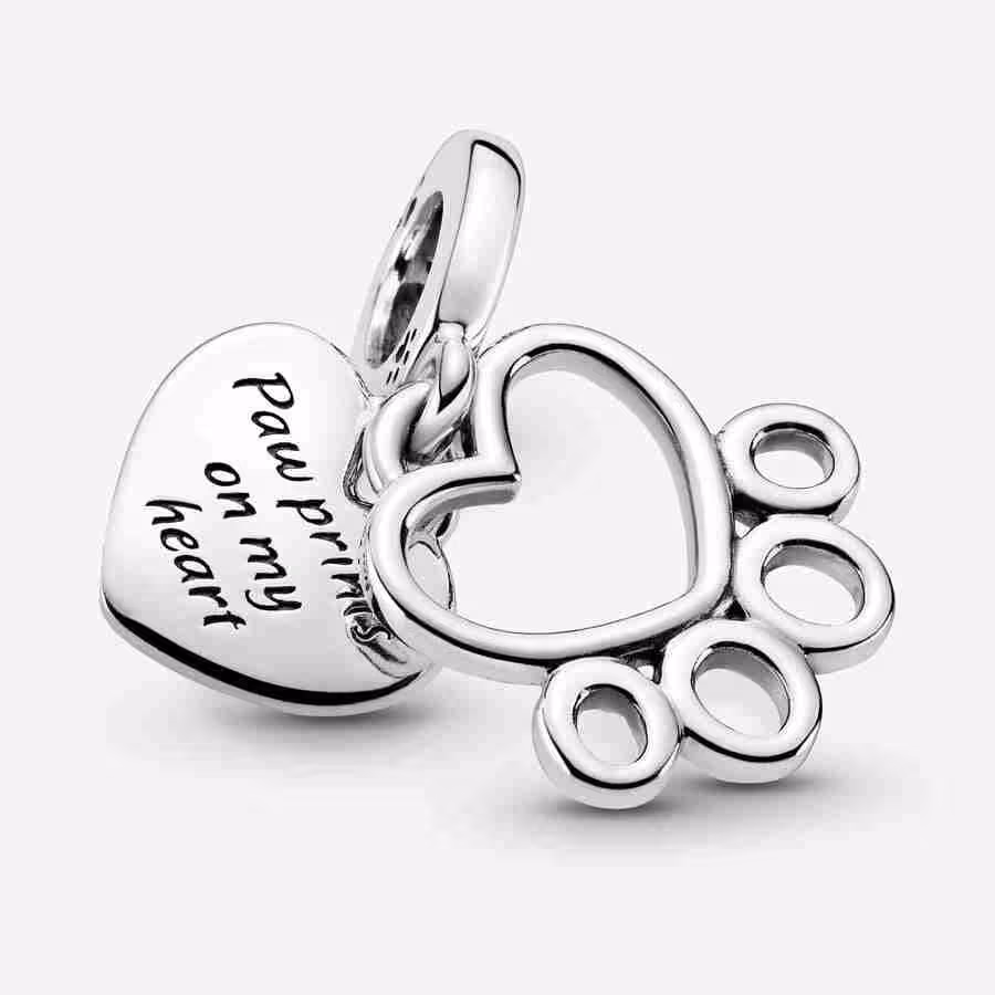Charm Pendente Cuore e Zampa_2