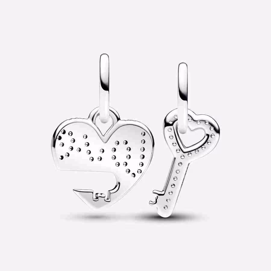 Charm Pendente Divisibile Cuore e Chiave_2