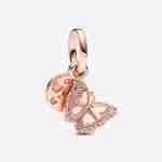 Charm Pendente Farfalla Rosa Charm Pendente Farfalla Rosa