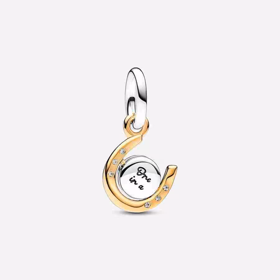Charm Pendente Ferro di Cavallo Girevole Charm Pendente Ferro di Cavallo Girevole