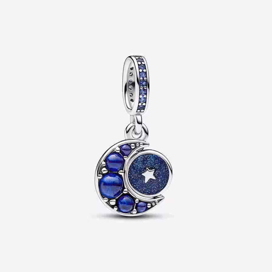 Charm Pendente Luna Girevole Charm Pendente Luna Girevole