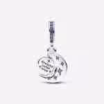 Charm Pendente Luna Girevole