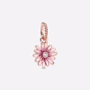 Charm Pendente Margherita Rosa