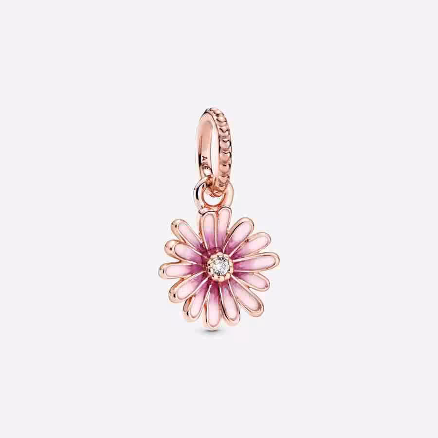 Charm Pendente Margherita Rosa Charm Pendente Margherita Rosa