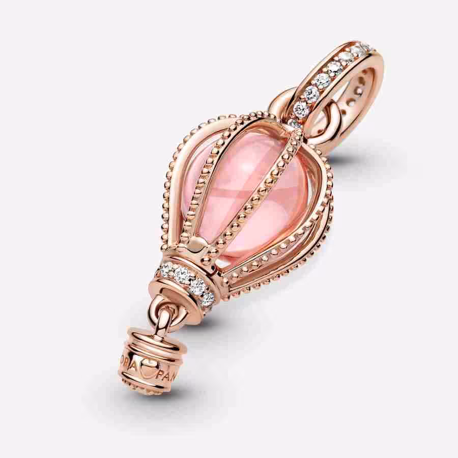 Charm Pendente Mongolfiera Rosa_3