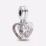 Charm Pendente Puzzle dell'Amicizia Divisibile Charm Pendente Puzzle dell’Amicizia Divisibile