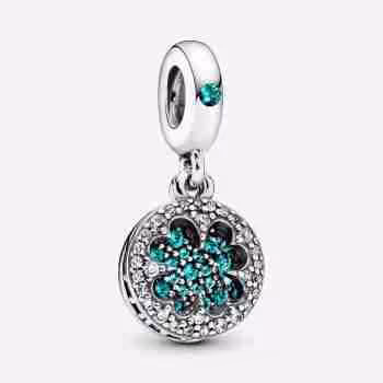 Charm Pendente Quadrifoglio Verde