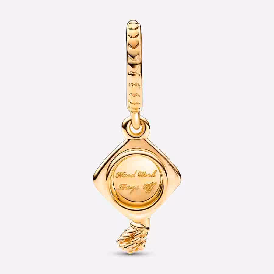 Charm Pendente Tocco di Laurea-Placcato oro_1