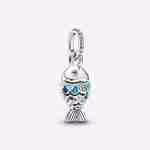 Charm pendente Pesce blu_3