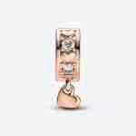 Clip Cuori e Pietre con Pendente a Cuore