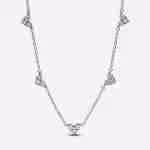 Collana Cuori con Tre Pietre Collana Cuori con Tre Pietre