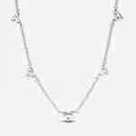 Collana Cuori con Tre Pietre