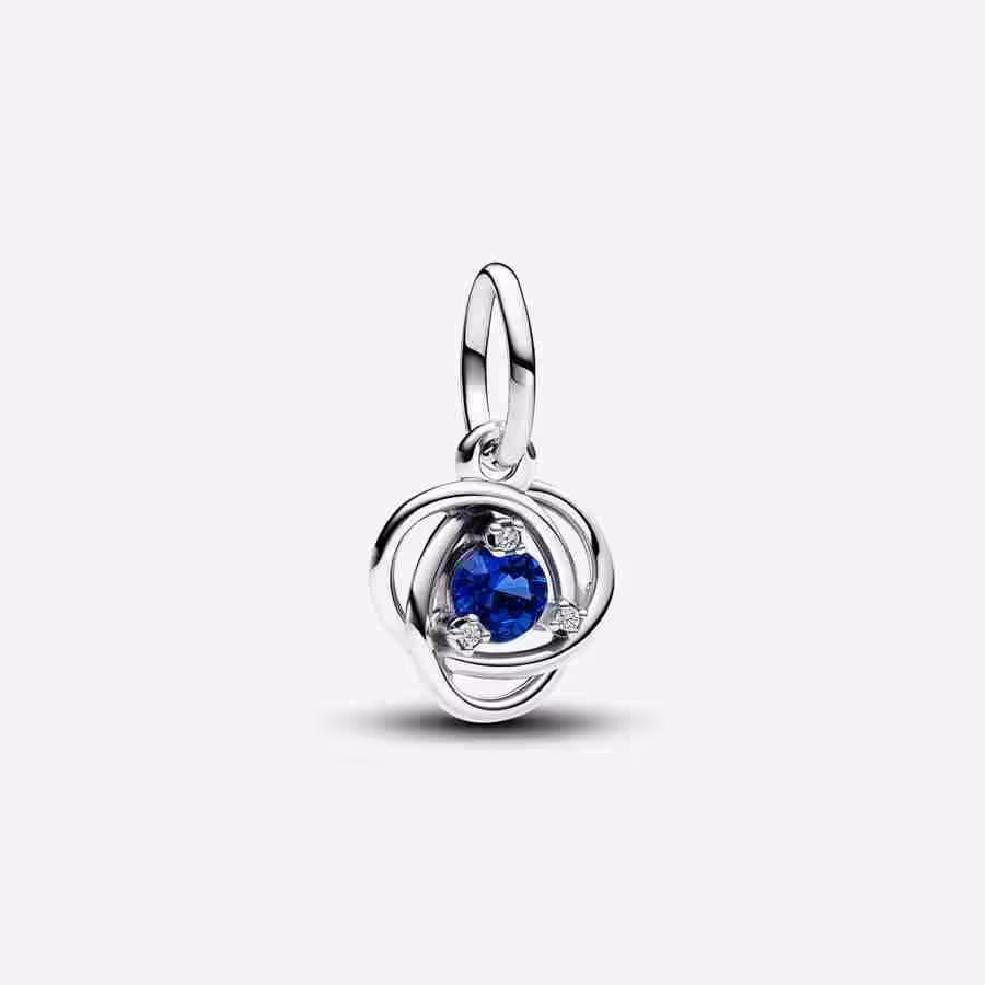Pendente Cerchio Eterno Blu Settembre Pendente Cerchio Eterno Blu Settembre