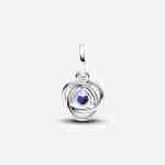 Pendente Cerchio Eterno Blu Settembre