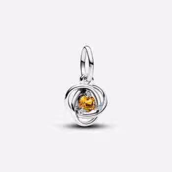 Pendente Cerchio Eterno Miele Novembre