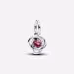 Pendente Cerchio Eterno Rosa Ottobre Pendente Cerchio Eterno Rosa Ottobre
