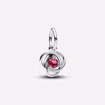 Pendente Cerchio Eterno Rosa Ottobre