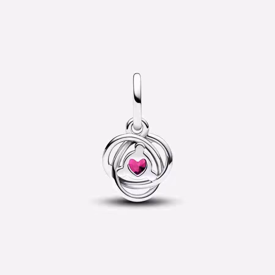 Pendente Cerchio Eterno Rosa Ottobre_3