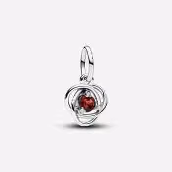 Pendente Cerchio Eterno Rosso Luglio