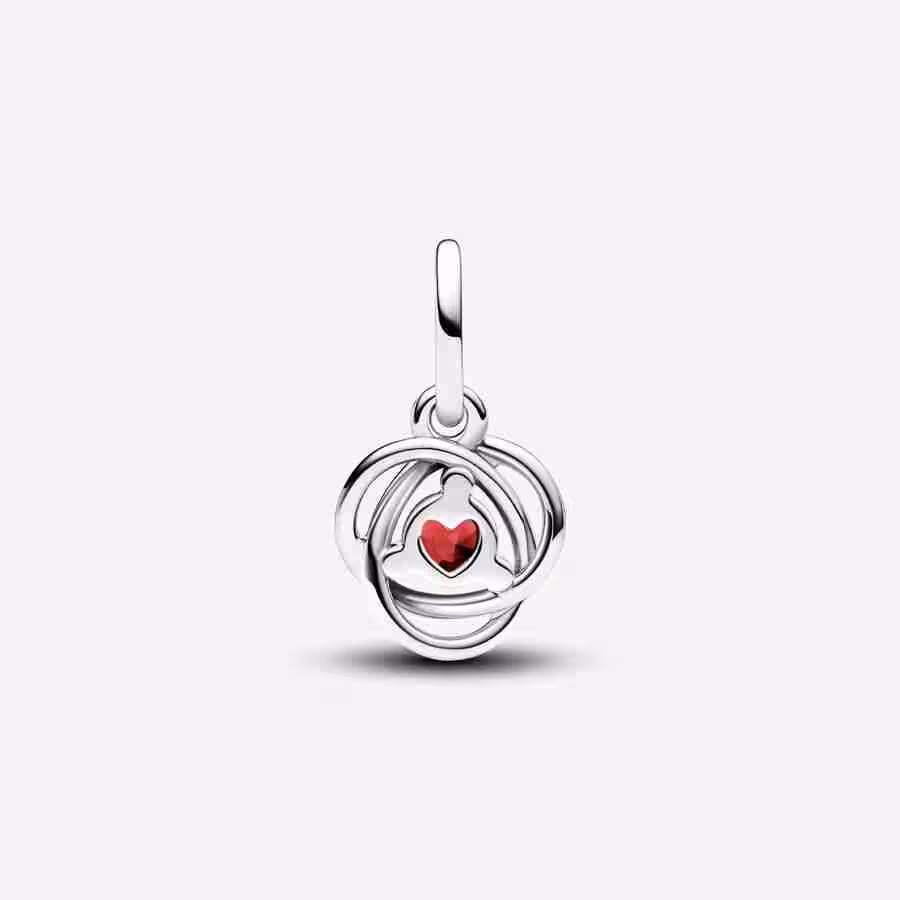 Pendente Cerchio Eterno Rosso Luglio_1