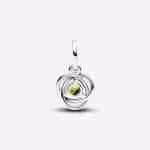 Pendente Cerchio Eterno Verde Agosto