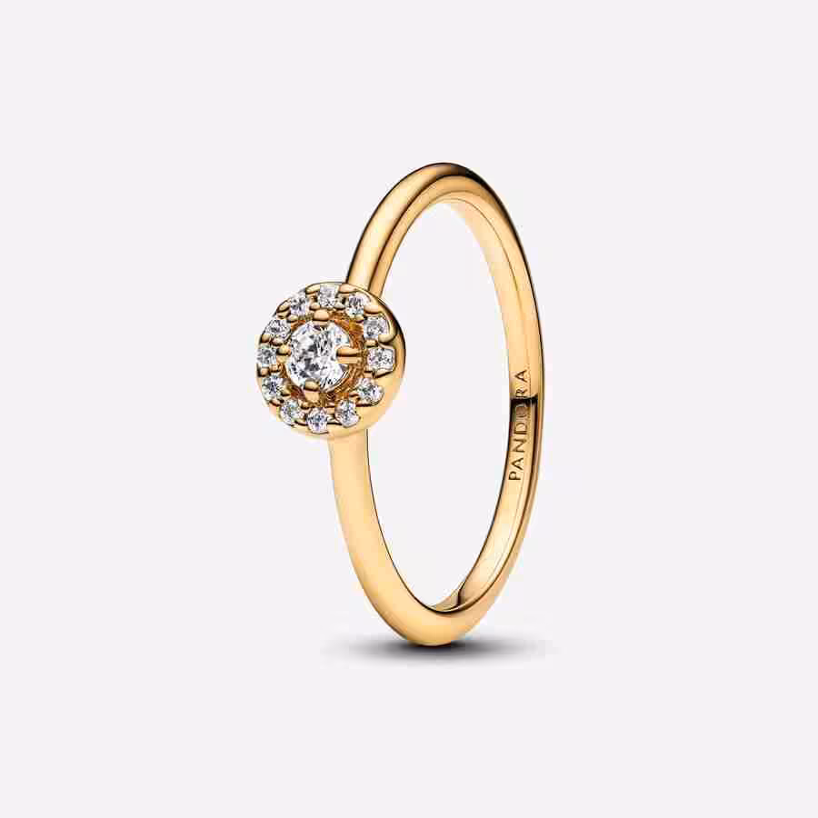 Anello Punto Luce e Pavè Anello Punto Luce e Pave