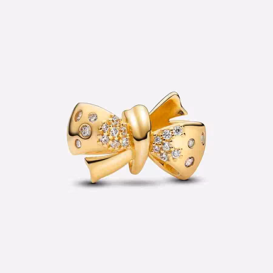 Charm Fiocco-Placcato oro Charm Fiocco Placcato oro