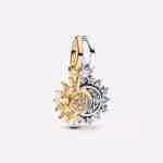 Charm Pendente Sole e Luna Divisibile Charm Pendente Sole e Luna Divisibile