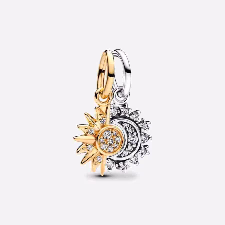 Charm Pendente Sole e Luna Divisibile Charm Pendente Sole e Luna Divisibile