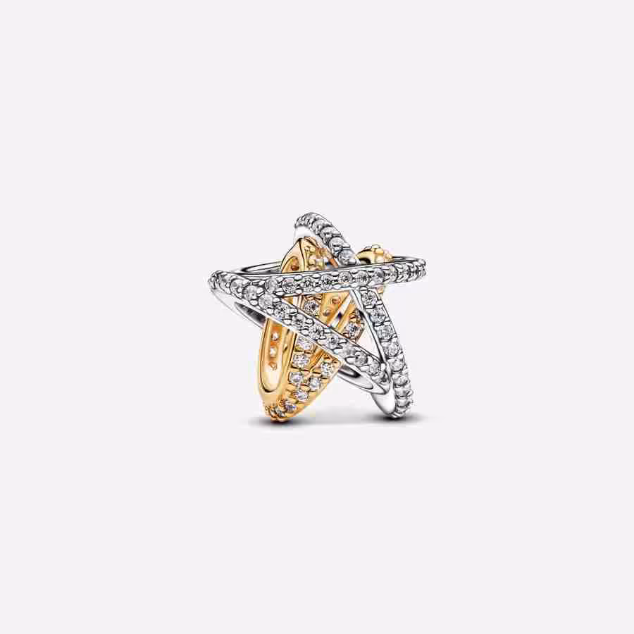Charm Stella Intrecciata Luminosa Charm Stella Intrecciata Luminosa