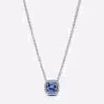 Collana Punto Luce Quadrato Blu Collana Punto Luce Quadrato Blu