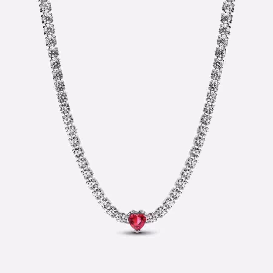 Choker con cuore e punti luce Choker con cuore e punti luce