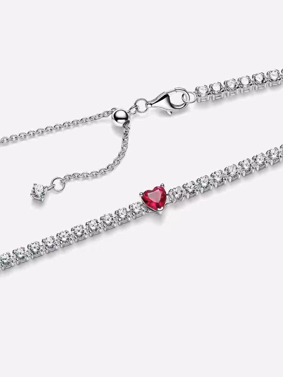 Choker con cuore e punti luce_1