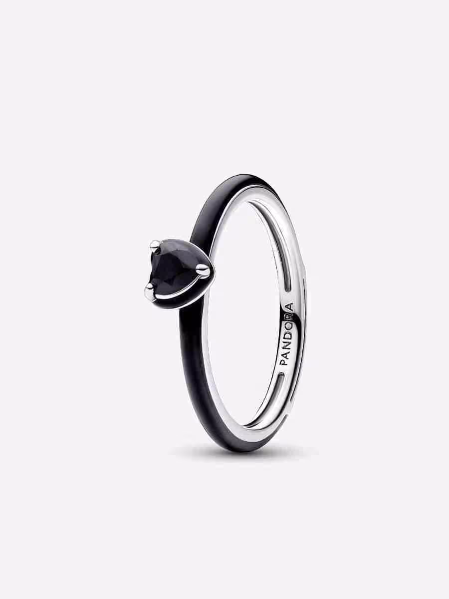 Anello Cuore Chakra nero Anello Cuore Chakra nero