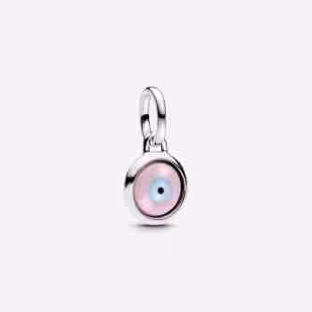 Charm Medallion Mini Evil Eye da incidere